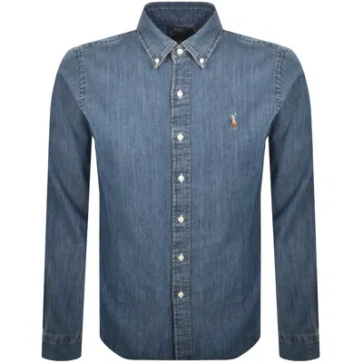 Ralph Lauren Long Sleeve Shirt Blue