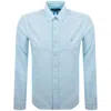 Ralph Lauren Long Sleeve Shirt Blue In Blue