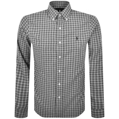 Ralph Lauren Long Sleeve Shirt Grey In Gray