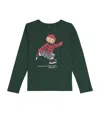 Ralph Lauren Long-sleeve Skating Polo Bear T-shirt In Green