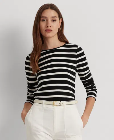 RALPH LAUREN LONG-SLEEVE STRETCH T-SHIRT