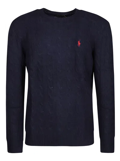 Ralph Lauren Cable Knit Jumper Navy