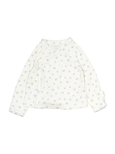 Pre-owned Ralph Lauren Babies' Long Sleeve Top Ivory Tops