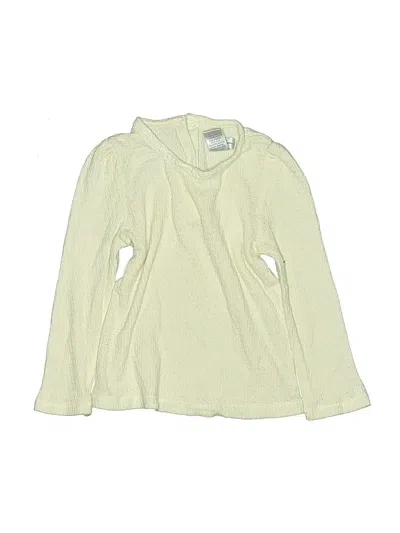 Pre-owned Ralph Lauren Kids' Long Sleeve Top Yellow Cowl Neck Tops