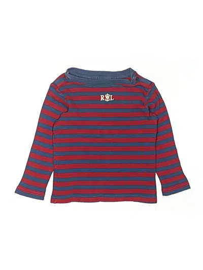 Pre-owned Ralph Lauren Kids' Long Sleeve T-shirt In Red
