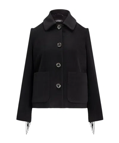 Polo Ralph Lauren Long-sleeved Casual Jacket In Black