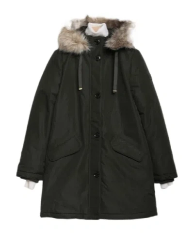 Polo Ralph Lauren Long-sleeved Coat In Black