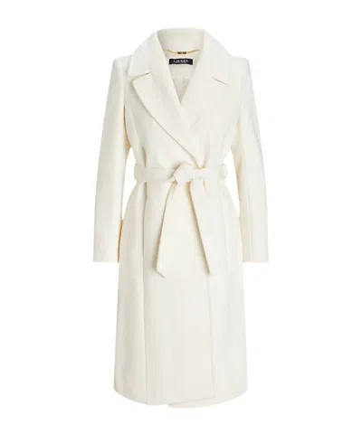 Ralph Lauren Belted Coat In Multi
