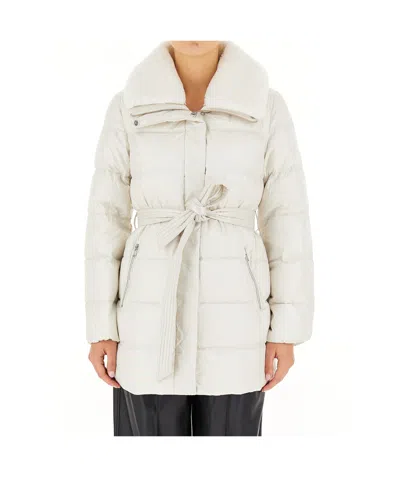Polo Ralph Lauren Long-sleeved Down Jacket In White