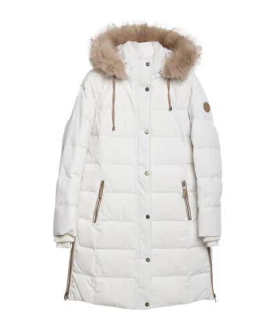 Polo Ralph Lauren Long-sleeved Down Jacket In White