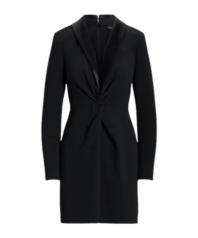 Polo Ralph Lauren Long-sleeved Dress In Black
