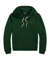 Polo Ralph Lauren Shrunken Fit Fleece Hoodie In Black