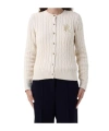 Ralph Lauren Long-sleeved Knitted Cardigan In Neutral