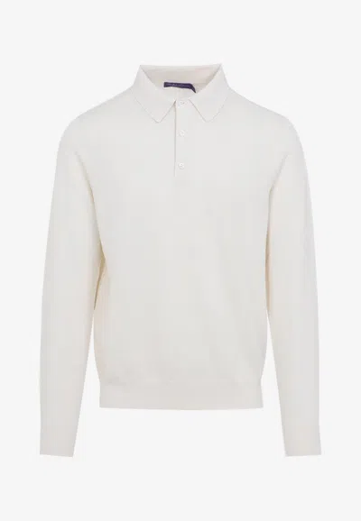 RALPH LAUREN LONG-SLEEVED POLO KNIT SWEATER