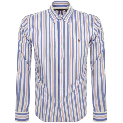 Polo Ralph Lauren Ralph Lauren Long Sleeved Stripe Shirt Multi In Blue