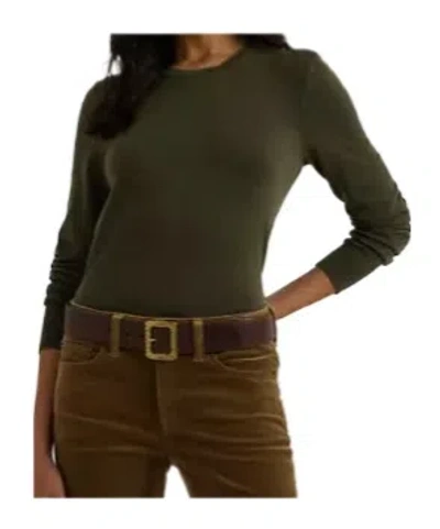 Polo Ralph Lauren Long-sleeved Sweater In Black