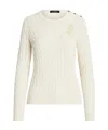 Polo Ralph Lauren Montiva Long Sleeve Pullover In White