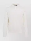 Ralph Lauren Silk-cotton Blend Sweater With Polo Collar