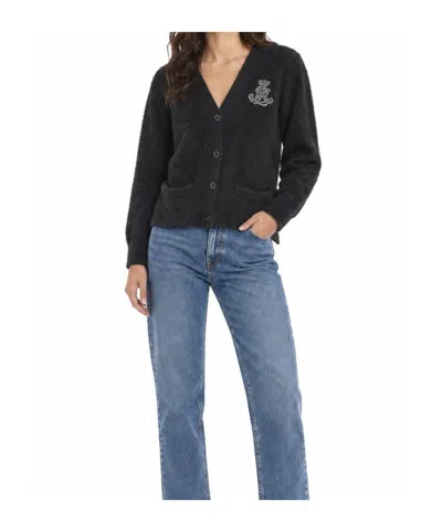 Ralph Lauren Long-sleeve Knit Cardigan In Black