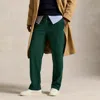 Ralph Lauren Loopback Fleece Drawstring Pant In Green