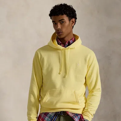 Ralph Lauren Loopback Fleece Hoodie In Yellow