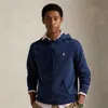 Ralph Lauren Loopback Fleece Hoodie In Blue