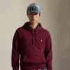 Ralph Lauren Loopback Fleece Hoodie In Brown