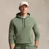 Polo Ralph Lauren Loopback Fleece Hoodie In Cargo Green