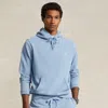 Polo Ralph Lauren Loopback Fleece Hoodie In Channel Blue