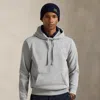 Ralph Lauren Loopback Fleece Hoodie In Gray