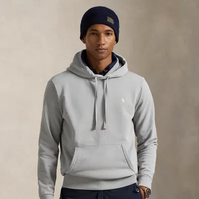 Ralph Lauren Loopback Fleece Hoodie In Gray