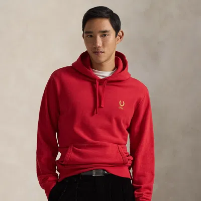 Ralph Lauren Loopback Fleece Hoodie In Multi