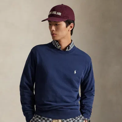 Ralph Lauren Loopback Fleece Sweatshirt In Blue