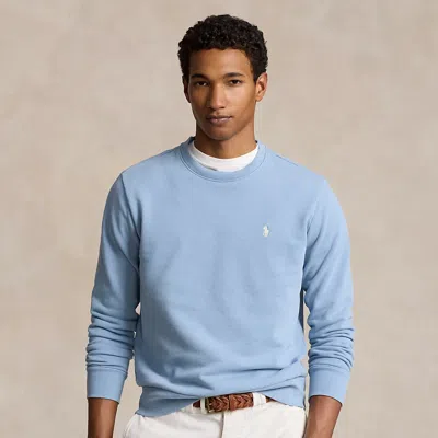 Ralph Lauren Loopback Fleece Sweatshirt In Channel Blue