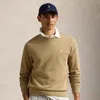Polo Ralph Lauren Loopback Crewneck Sweatshirt In Brown