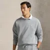Ralph Lauren Loopback Fleece Sweatshirt In Gray
