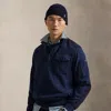 Ralph Lauren Loopback Fleece Utility Sweatshirt In Blue