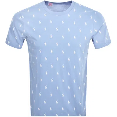 Ralph Lauren Lounge Crew Neck T Shirt Blue