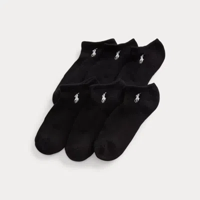 Polo Ralph Lauren Low-cut Ankle Sock 6-pack In Black