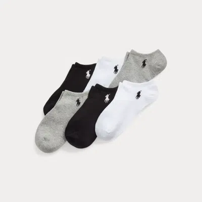 Polo Ralph Lauren Low-cut Ankle Sock 6-pack In Ghast In Multi