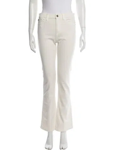 Pre-owned Ralph Lauren Low-rise Skinny Leg Jeans In White