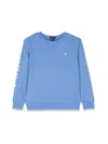 Polo Ralph Lauren Ls Cn-knitshirts-sweatshirt In Blue