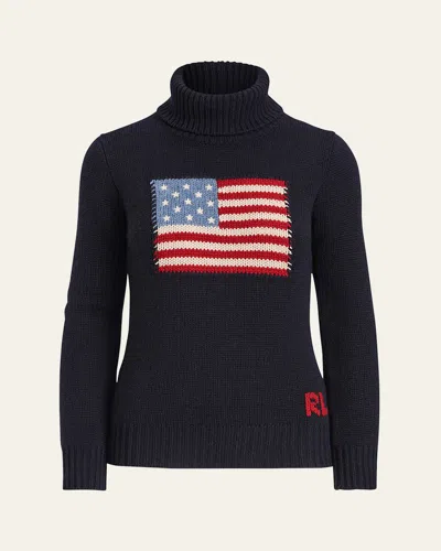 Ralph Lauren Ls Tn-long Sleeve-sweater In Blue