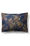 Polo Ralph Lauren Payge King Sham In Navy