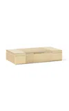 Ralph Lauren Luke Brass Plated Box In Neutral