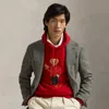 Polo Ralph Lauren Lunar New Year Polo Bear Hoodie In Rl Red