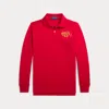 Ralph Lauren Kids' Lunar New Year Triple-pony Polo Shirt In Red
