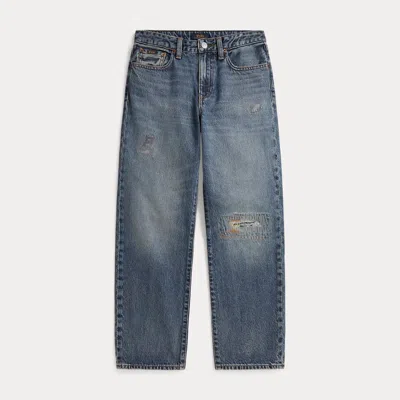 Ralph Lauren Kids' Lynwood Relaxed Fit Distressed Jean In Spruce Creek