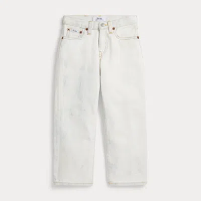 Ralph Lauren Kids' Lynwood Relaxed Fit Jean In Garabaldi In White
