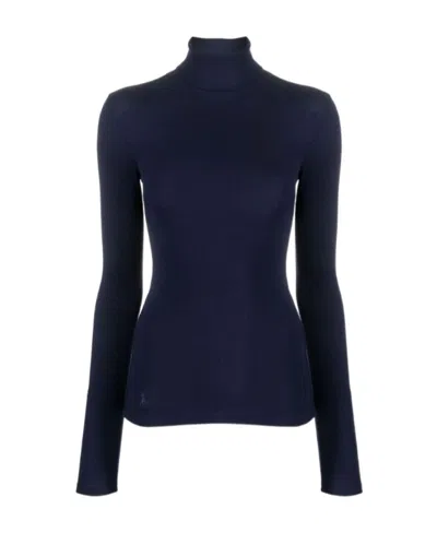 Polo Ralph Lauren Lyocell-cotton Blend Rollneck Jumper In Black
